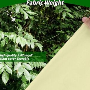 NWT Windyun 4 Pcs Linen Heavy Duty Frost Plant Freeze Protection Covers